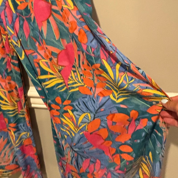 Women's Kona Sol Hawaiian Beaxh Cover Up Wide Leg Pants - Size Small NWOT - Picture 3 of 12